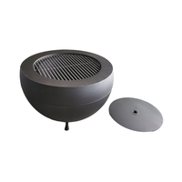 Barbecue portable en acier, résistant à l'eau, pour extérieur, à charbon de bois, foyer, poêle, peinture haute température pour extérieur