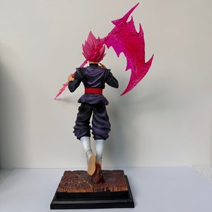 ฟิกเกอร์อนิเมะดราก้อนบอล Z ซาซึ (โกคูสีชมพู) ขนาด 37 ซม. หัวเปลี่ยนได้ ของสะสม ตุ๊กตา ของเล่น ของขวัญ - Product Image 3