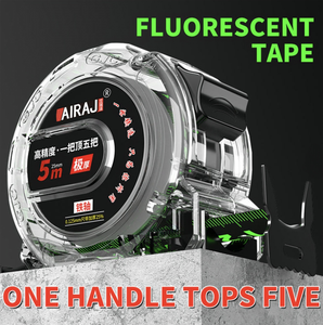 Cinta Métrica de Acero Fluorescente de Doble Cara de 7.5m, Alta Precisión, Caja de Acero Endurecido, Material ABS Reforzado Resistente al Desgaste, Métrica - Product Image 4