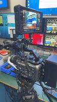 Convertisseur multiplexeur de caméra TV vers véhicule de production (OB Van) sur fibre optique