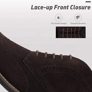 Botas y <span class=keywords><strong>Zapatos</strong></span> <span class=keywords><strong>de</strong></span> Vestir <span class=keywords><strong>para</strong></span> <span class=keywords><strong>Hombre</strong></span> Estilo Oxford, Chelsea, Chukka y Brogue, Botines con Parte Superior <span class=keywords><strong>de</strong></span> Cuero PU y Gamuza, <span class=keywords><strong>Zapatos</strong></span> Casuales <span class=keywords><strong>de</strong></span> Moda con Cordones <span class=keywords><strong>para</strong></span> <span class=keywords><strong>Hombre</strong></span> - Product Image 3