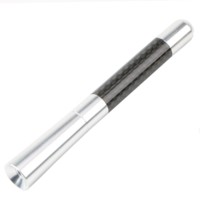 Antenne de réglage de voiture 12cm Kits de décoration en aluminium et Fiber de carbone cinq couleurs longue taille avec raccords