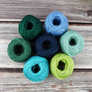 Ficelle de Jute colorée corde de chanvre corde de Jute cordon de lin pour bricolage Arts artisanat emballage cadeau ficelle tricot à la main chaîne d'emballage Durable - Product Image 5