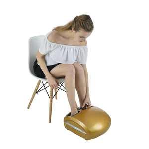 Máquina Eléctrica de Masaje de Pies y Piernas, Reflexología, Masajeador de Pies Shiatsu de Tejido Profundo con Compresión Caliente, Funciones de Rodamiento y Presión - Product Image 4