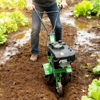 Mini tracteur manuel à main, moteur 141CC, largeur de travail 360MM, efficace, économiseur de main-d'œuvre, cultivateur rotatif agricole à courroie
