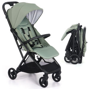 <span class=keywords><strong>Coches</strong></span> Para Bebes Cochecito plegable de tela con marco de aleación de aluminio ligero para viajes de bebé Diseño compacto - Product Image 1