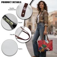 Sac à main en cuir vegan à motif haïtien rose pour femmes avec poignée supérieure, sacs à main des îles du Pacifique, sacs de plage et de voyage, sacs hobo