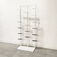 Étagère à chaussures en métal pour hommes et femmes, moderne, gain de place, pour magasin