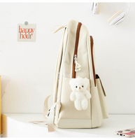 Tas Ransel Sekolah untuk Anak Perempuan, Desain Cetak yang Lucu, Tas Sekolah Ringan dan Tahan Air untuk Siswa SD Perempuan