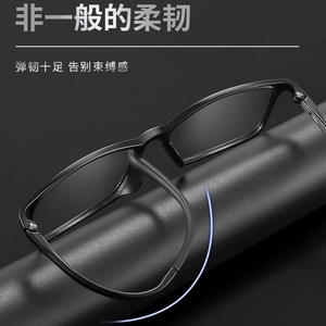 Montures de lunettes rectangulaires pour hommes Danyang 3305, légères, en plastique, monture complète, couleur noire, lunettes de prescription - Product Image 3