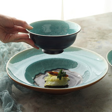 Manufacturer Wholesale Modern Luxury Custom Daily Use Ceramics Tableware Dinner <b>Set</b> With Plates and Bowl - Product Image 3