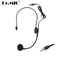 Mikrofon Headset berkabel logam ringan, harga kompetitif jarak terhubung