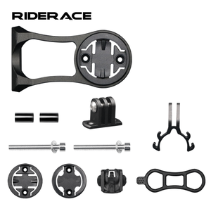 Support de guidon RIDERACE pour ordinateur de vélo, durable, pour <span class=keywords><strong>VTT</strong></span> et vélo de route, support de fixation GPS, support de caméra GoPro pour cyclisme en extérieur - Product Image 1