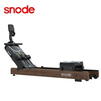 Rameur d'intérieur pliable magnétique Snode à résistance silencieuse progressive, affichage numérique, équipement d'entraînement cardio à faible impact pour appartement