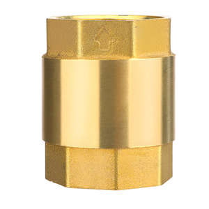 Clapet anti-retour tout en cuivre, filetage interne 1 pouce, pour tuyau d'eau, direction de débit verticale - Product Image 2
