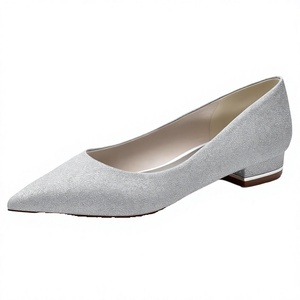 Zapatos de Novia de Satén Color Champán, Tacón Medio, Punta en Pico, para Mujer, Ideales para Compromiso, Dama de Honor, Boda - Product Image 4