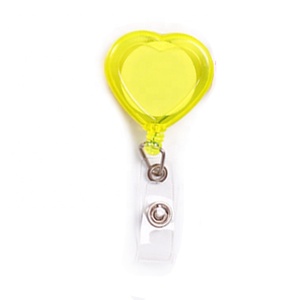 Hình Trái Tim Có Thể Thu Vào Y Tá Tên Huy Hiệu Chủ Bác Sĩ Tên <span class=keywords><strong>Tag</strong></span> Yoyo Reel Với Màu Sắc Của Bạn Và Logo Huy Hiệu & Phụ Kiện Sản Phẩm - Product Image 5