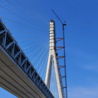 Puente de Acero de Alta Eficiencia y Durabilidad, Estructura de Arco Prefabricada con Protección Anticorrosión para la Construcción de Autopistas