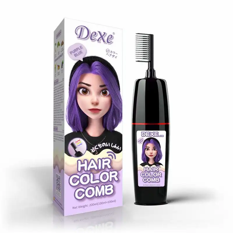 Deaxe-peigne à coloration magique brun foncé, nouveau Design, meilleur prix pas cher, cheveux bruns