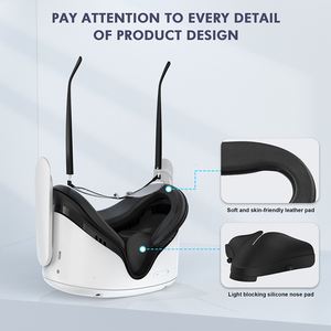 <span class=keywords><strong>AMVR</strong></span> VR-Lüfter Gesichtsinterface mit Kühlventilator Gesichtskissen zur Linsenentfeuchtung für Quest 2 - Product Image 5