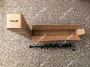 Earth Auger Drill Bit 100mmx80mm <b>for</b> Post Hole Digger Steel Drill Bit Garden Planting <b>Tool</b> - Product Image 5