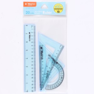 Gran oferta, juego de reglas rectas PS de doble escala fluorescente de 20cm, Material plástico para papelería y herramientas de medición para estudiantes escolares - Product Image 3