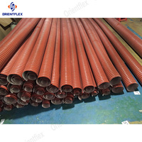 Tuyau de Ventilation de conduit en acier de tissu d'unité centrale Pvc 16 "24 400Mm tuyau de conduit de fibre de verre transparent clair 100Mm résistant