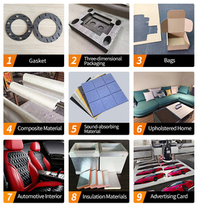 Machine <span class=keywords><strong>de</strong></span> découpe automatique à lame oscillante haute performance pour le traitement du caoutchouc, découpeuse <span class=keywords><strong>de</strong></span> joints à plat - Product Image 3