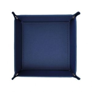 Caja Plegable Enrollable de Almacenamiento de Alta Calidad, Bandeja para Dados de Cuero PU para Juegos de Mesa - Product Image 4
