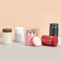 Kustom 300ml Mini Portabel dinding ganda baja nirkarat vakum terisolasi makanan Jar Tumbler cangkir untuk penyimpanan makanan