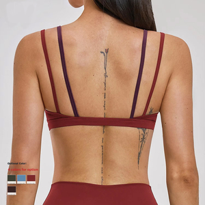 Descuento por Cantidad: Conjunto Deportivo de Dos Piezas con Contraste de Color, Venta al Por Mayor, Sujetador Deportivo para Correr, Ejercicio, Fitness y Yoga - Product Image 2