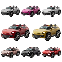 Mobil SUV Listrik Anak-anak dengan Remote Control 2.4G, Lampu LED Isi Ulang, Musik, dan Waktu Bermain Lama untuk Anak Laki-laki & Perempuan Usia 1-6 Tahun