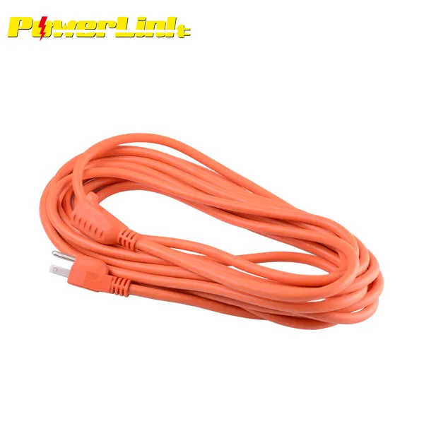14 Gauge Cable Outdoor Grounded Plug e Outlet 25 FT Vermelho Heavy Duty Extension Power Cord