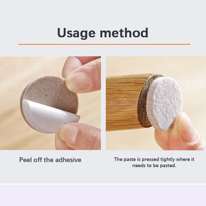 Cuscinetti Protettivi in Feltro EVA Autoadesivi Antiscivolo Durevoli per Gambe di Sedie, Tavoli, Scrivanie, Cornici, Vasi e Oggetti Decorativi - Product Image 3
