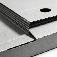 Boîte d'emballage pour pizza biodégradable écologique personnalisée OEM ODM d'usine, 6/7/8/9/10/12 pouces, boîte rigide en carton ondulé résistant à la graisse