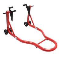 Liftool Nouveau Support de Cadre Inférieur Universel pour Moto, Chariot de Stationnement Arrière, Capacité de Charge 1000kg, Modèle 45 Rampes