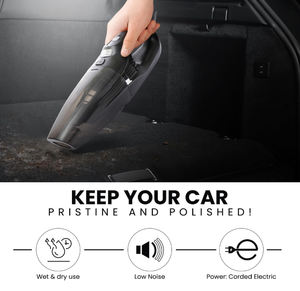 12V 106 wát LED xe máy hút bụi ướt/Khô 4500-5000PA ABS + Đồng 16.5ft dây 0.5L công suất đầy đủ phụ kiện bao gồm F6 hypa - Product Image 5