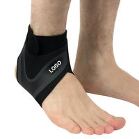 Logo personnalisé Sécurité sportive réglable en néoprène Soutien de la cheville en cours d'exécution Enveloppe de pression Protection contre la compression Attelle de cheville