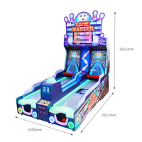 Machine de jeu à jetons pour 2 joueurs, machine de simulation de bowling Lane Master, à vendre
