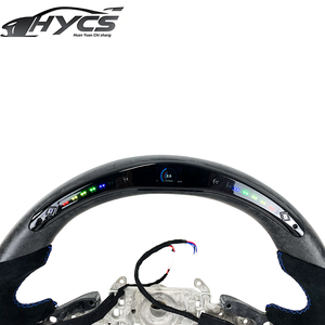 Volante Deportivo Personalizado con Pantalla LED y Cuero de Fibra de Carbono Mate para <span class=keywords><strong>GR</strong></span> <span class=keywords><strong>Yaris</strong></span> 2019-<span class=keywords><strong>2022</strong></span> - Product Image 2