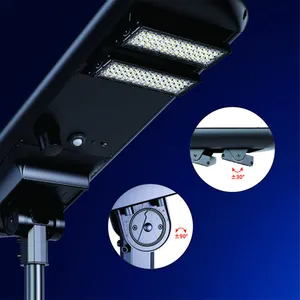 Blade All-in-One 150W LED Solar Street Light Aluminum Alloy With IP66 IK08 Rating Outdoor Road Highway DC Battery Power Supply