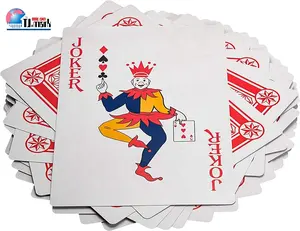 जुम्बो विशाल आकार का बड़ा आकार बच्चों और वयस्कों के लिए कार्ड 54 पीसी मजेदार खेल