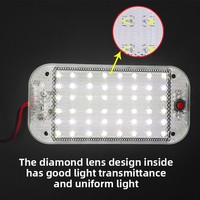 Éclairage de dôme pour camion et fourgonnette PK005565, lumière de lecture intérieure LED 12V pour cabine de voiture, compartiment de voiture, éclairage intérieur pour 120 voitures