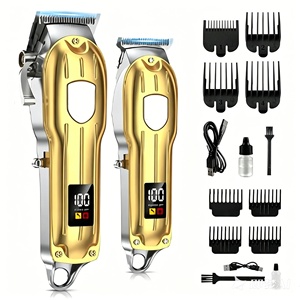 Cortadora de Pelo Eléctrica Profesional Premium Recargable Inalámbrica con Cuchilla de Acero y Aleación de Aluminio, USB, para Hogar y Barbería - Product Image 2
