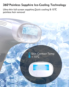 Appareil d'épilation au laser IPL saphir de niveau spa pour usage domestique 2026, refroidissement par glace, épilateur IPL, machine d'épilation au laser pour le Moyen-Orient - Product Image 4