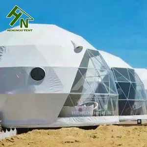 Guangzhou tenda prezzi di fabbrica spiaggia resort prefabbricata casa a cupola per glamping