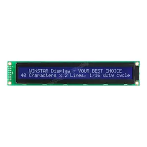 4002 Winstar WH4002A Display LCD 182*33.5mm, Character Display LCD Module 40x2