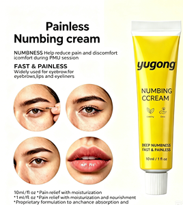 Yugong Pain Relief <strong>Numbness</strong> <strong>Cream</strong>. <strong>Tattoo</strong> Micro-blade Works Quickly, Skin <strong>Numbness</strong> Effect. Long-lasting Comfortable Care. 10ml - Product Image 1