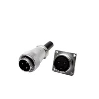 Connecteur de signal industriel WEIPU WS20J12TQ, connecteur d'aviation circulaire WS20, fiche mâle droite 12 broches, type à souder, 5A 400V