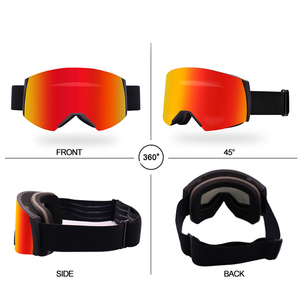 جديد lunette de ski نظارات مخصصة مغناطيسية للثلج نظارات للرياضة الشتوية، نظارات شمسية للثلج نظارات للثلج بتصميم حر - Product Image 3